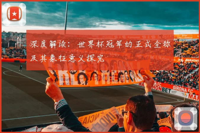 深度解读：世界杯冠军的正式全称及其象征意义探究